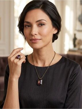 Annaleece Gold Necklace with Swarovski Elements